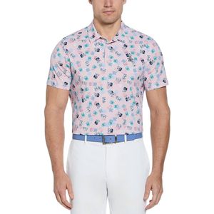 Original Penguin Pete´s Travel Tag Korte Mouw Poloshirt Roze S Man