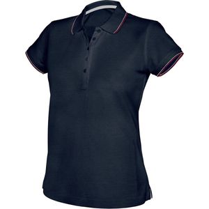 Kariban Dames/dames Contrast Poloshirt met korte mouwen (Marine)