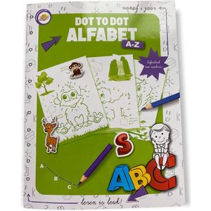 Toy Universe - Dot to dot letters van het alfabet A-Z - leren is leuk - oefenboek - Sinterklaas - Kerst - Black Friday - Cadeau - Kadootje voor kinderen - Vanaf 4 jaar en ouder