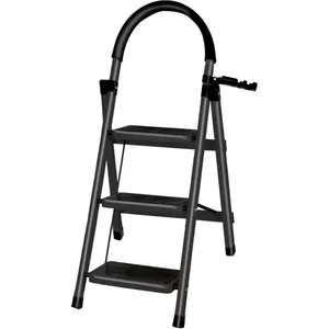 Buxibo Keukentrapje Vouwladder 3 Staps Keukenopstapje Opvouwbare ladderkruk