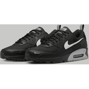 NIKE AIR MAX 90 ""BLACK AND SILVER"" - Maat: 44.5