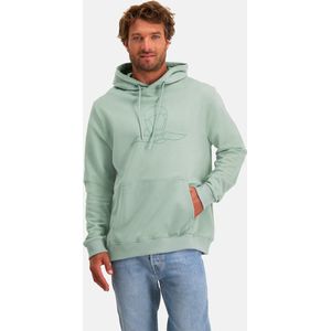 NOMAD® Rolleston Hoodie Heren | Maat S | Groen | 100% Biologisch katoen | Hoodie met Capuchon