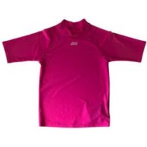 Zoggs - zwemtshirt - roze - korte mouwen - 8 jaar