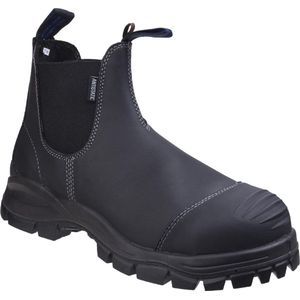 Blundstone Male Stiefel Boots #910 Black Platinum Leather (Safety Series)-6.5UK