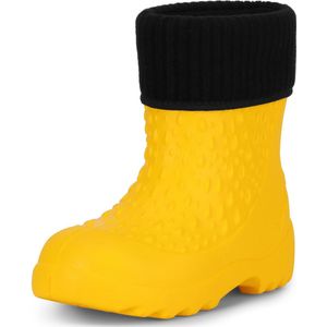 Ladeheid Kinder Regenlaarzen - Thermo Rubberlaarzen Vederlicht - EVA - LA-DW-KidsWinter - Geel 1032 - 26/27