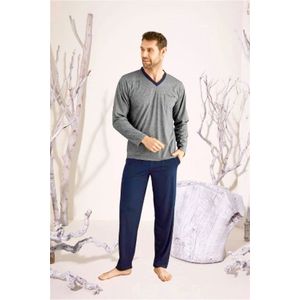 Heren Pyjama / Huispak Ernesto / Plus sizes / Donker Blauw / 3XL