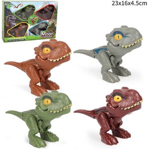 Dinosaurus Bite Interactief Lastig Speelgoed - 4 stuks - Bite Finger Game - Vroege educatieve ontwikkeling - Jongen en meisjes - Kinderen - 3 jaar - Gift - Cadeau