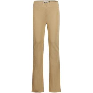 Flared Meisjes Zomerbroek Ribje zand maat 140
