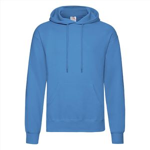 Fruit of the Loom - Classic Hoodie - Azuur Blauw - S
