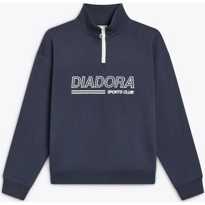 Diadora Sweatshirt 1/2 Zip Legacy Blue Denim