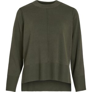 Vila - Viostria O-neck Knit Top - Trui - Deep Depths - Dames