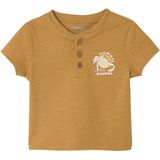 T-shirt - Okergeel - Babyjongens - Met Print
