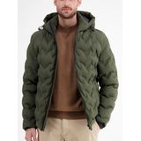 Lerros - Gewatteerde Jas - ORIGINAL OLIVE - Met Capuchon en Rijgkoord