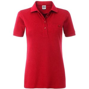 James and Nicholson Dames/dames Werkkleding Zak Polo (Rood)