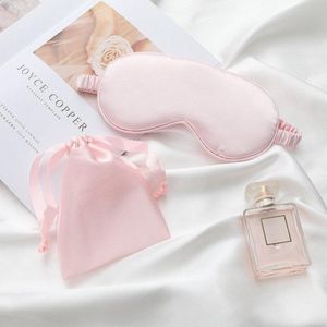 Premium Zijden Slaapmasker - 100% Moerbeizijde - Roze