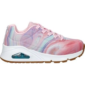 Skechers Uno Gen1 - Marble Sweetheart Meisjes Sneakers - Roze/ Multicolour - Maat 29