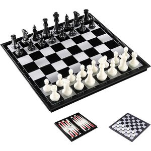 Solacis Magnetisch schaakspel - Magnetisch schaakbord - Reis schaakspel - Schaken - Schaakspel - Must have!