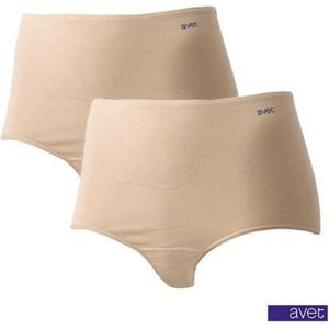 Avet dames tailleslip - maat M - 2-pack - huid