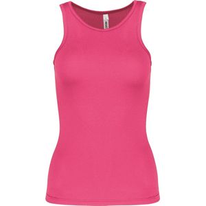 Proact - Proact - Damessporttop - Fluorescent Geel - 100% Polyester, Sneldrogend, STANDARD 100 by OEKO-TEX®