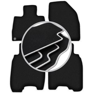 CARLUX-SILVER automatten voor: Honda Civic VIII hatchback (2006-2012)