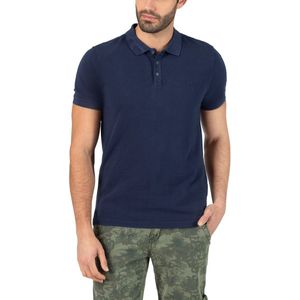 TIMEZONE Heren Polo regular fit Blauw XXL Volwassenen