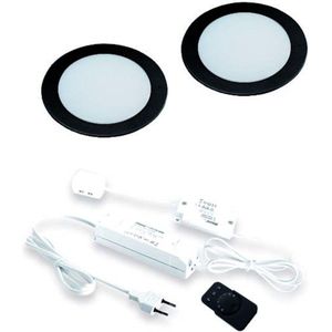 Hera - LVSET2FR55DZ - LED Sets met Dimmer - Zwart - 24 V