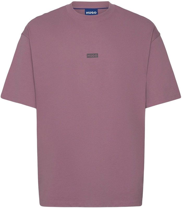 Hugo - Nalono Shirt - Donker Roze - T-shirt