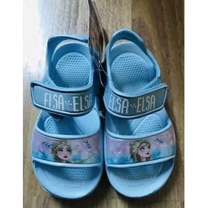 Disney sandalen Frozen II, meisjes EVA lichtblauw, maat 30-31