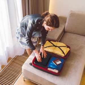 Make-up tas voor op reis met verwijderbaar compartiment, zwarte cosmetische organizer voor professionele schoonheid - opbergtas voor make-up, borstels en gereedschappen