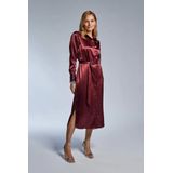 Freebird Damina Dames - Jurk - Bordeaux - Maat XS