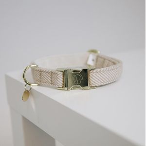 Kentucky Dogwear Hondenhalsband Wol - Beige XXS - 18-26cm