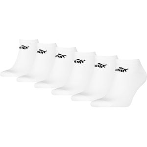 Puma unisex sneakersokken enkelhoog voor dames en heren, set van 6