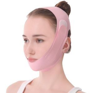 Slaapkinband, herbruikbaar V-lijn liftmasker, dubbele kinverkleiner, kaakvormer voor gezichtsafslanking voor vrouwen