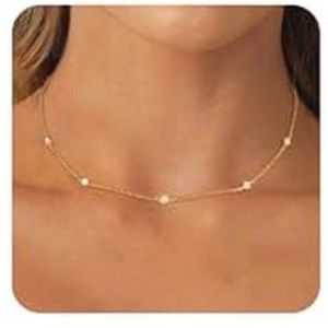 Gouden Hanger voor Dames, Verguld 925 Zilveren Kettingen met Zirconia, Verstelbare Sleutelhanger zonder Hangers, Stapelbare Kettingen, Boho Gouden Sieraden