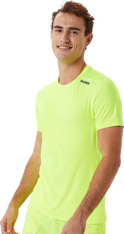 Björn Borg Borg Tech T-shirt - Fluo Geel