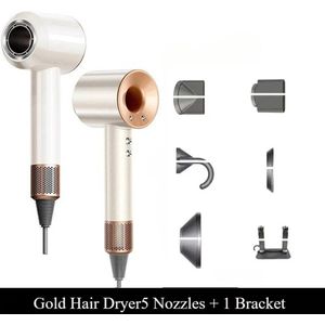 Ionische föhn - Warme en koude lucht - 5 in 1 - Stylinghulpmiddel - Snel drogend - Lichtgewicht