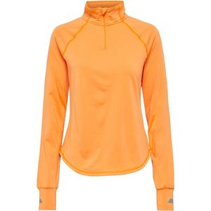 Only ONPEAN RUN HN WARM LS HZ TOP sportsweater dames oranje