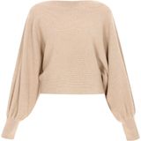 DreiMaster - Maritim - Trui - Beige - Vleermuismouwen