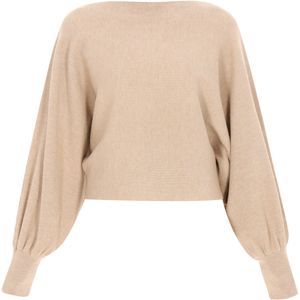 DreiMaster - Maritim - Trui - Beige - Vleermuismouwen