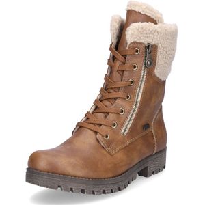 Veterboots - Color-Blocking - Imitatieleer - Warm Gevoerd