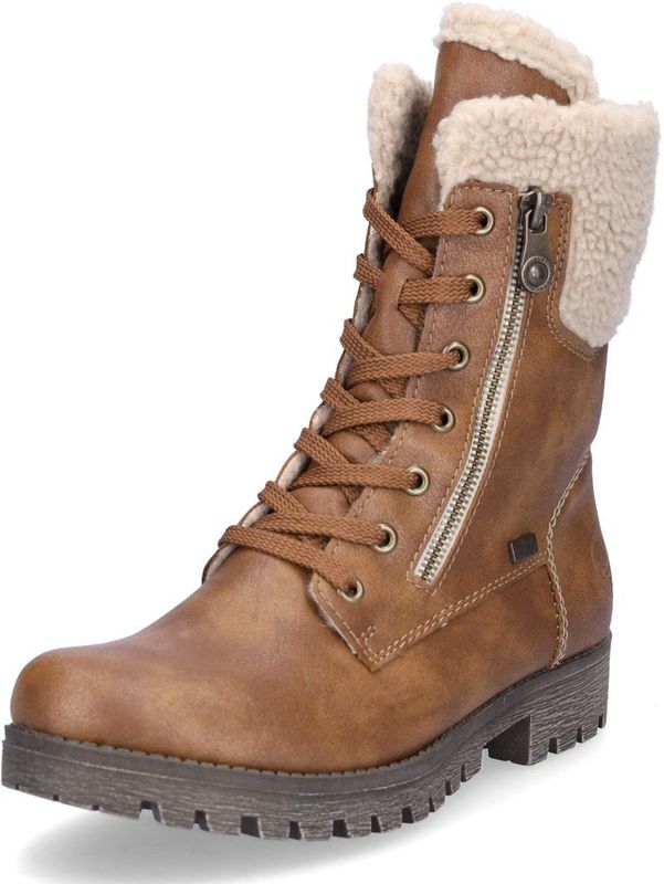 Enkellaarsjes - Color-Blocking - Imitatieleer - Warm Gevoerd