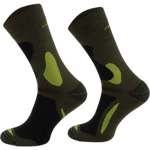 Comodo Wandelsokken Merinowol TREUL04 - Khaki - Maat 43-46