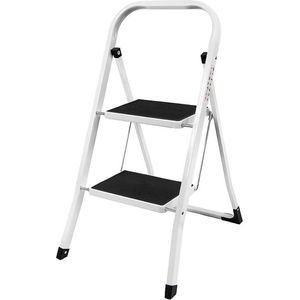 2-Step Draagbare Vouwen Trapladder Heavy Duty - Multi-Colour Trapladder