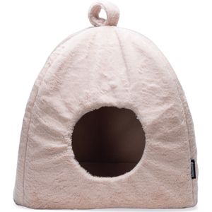 Beeztees Moza - Kattenhuis - Pluche - Roze - 40x40x40 cm