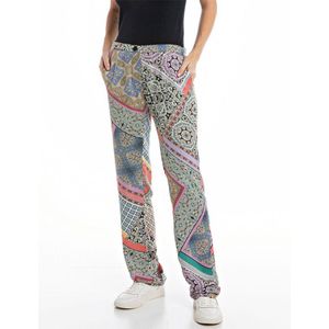 Replay W8828 .000.74056 Broek Veelkleurig S Vrouw