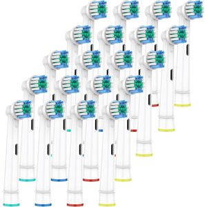 20 opzetborstels compatibel met Oral B elektrische tandenborstels.