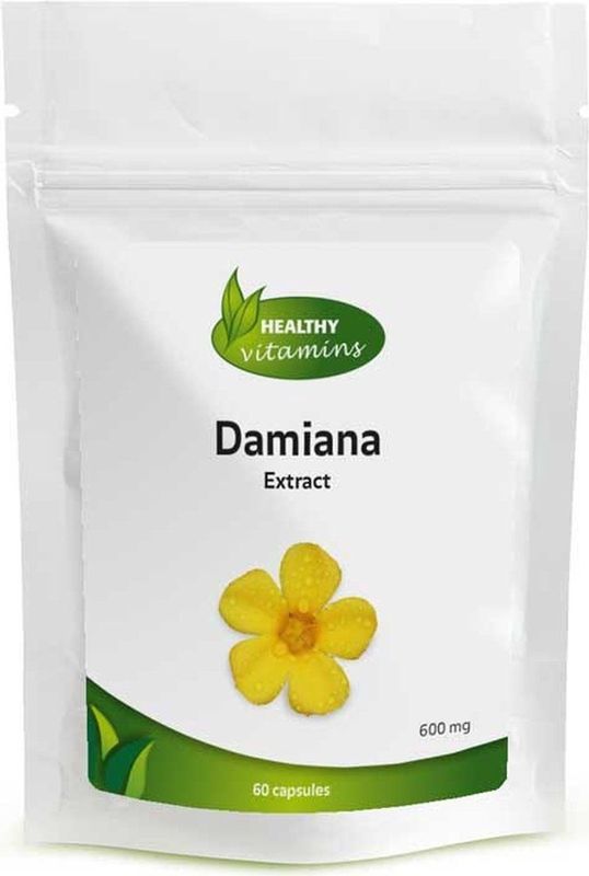 Damiana-extract - 60 Capsules - Natuurlijk Product - Libido-ondersteunend