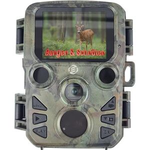 Equivera Wildcamera met Nachtzicht - Wildcamera - Wildcamera voor Buiten - Jachtcamera - Bewegingssensor - Nachtzicht