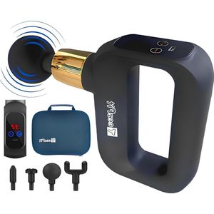 Diepe stoffen spiermassagepistool - verlicht spierpijn en vermindert spanningen