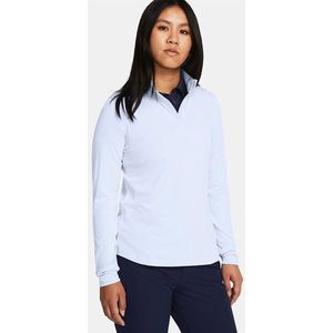 Under Armour Golf Playoff Sweatshirt Met Halve Rits Blauw S Vrouw